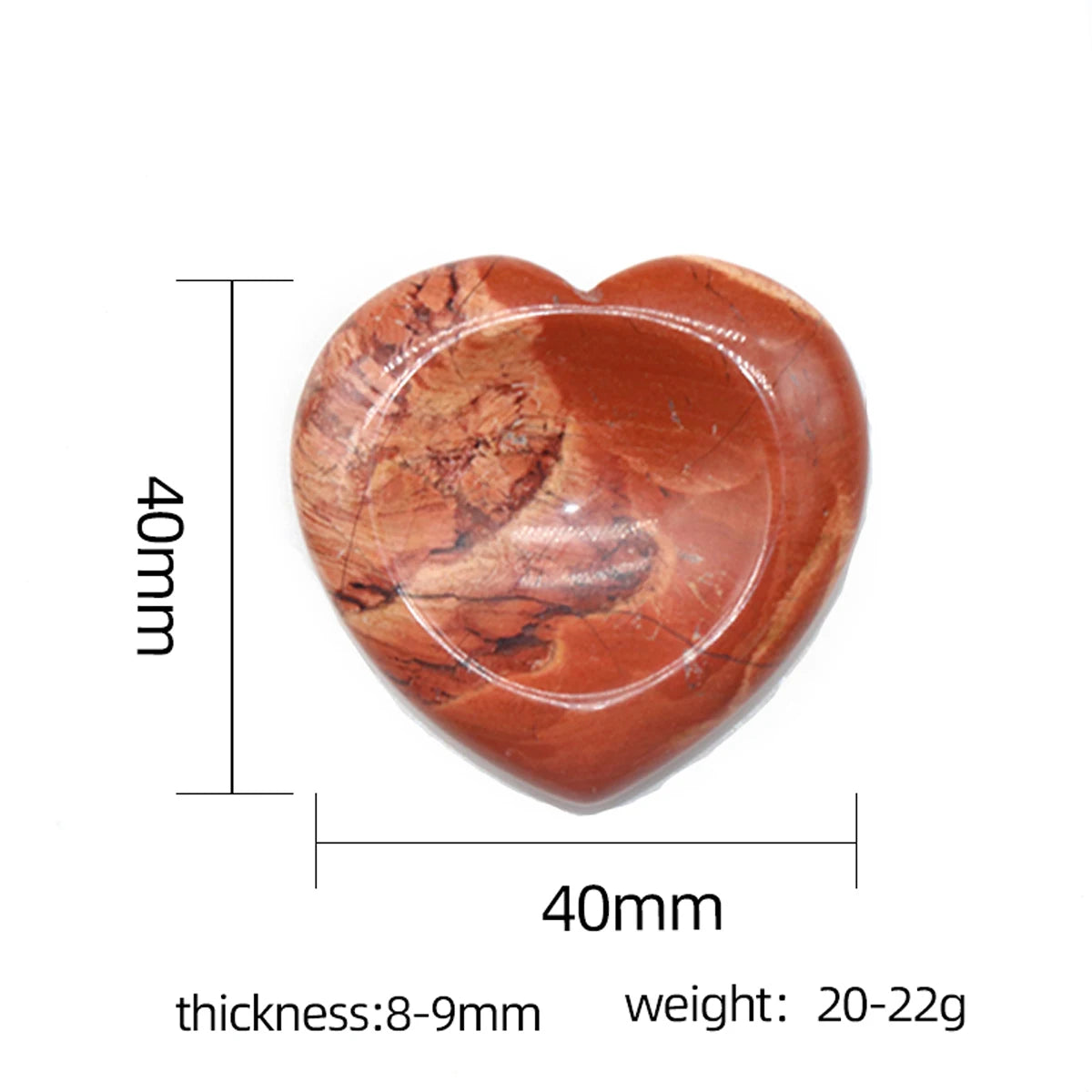 Heart-Shaped Pink Quartz Stone