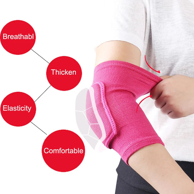 Padded Elbow and Knee Support Sleeves